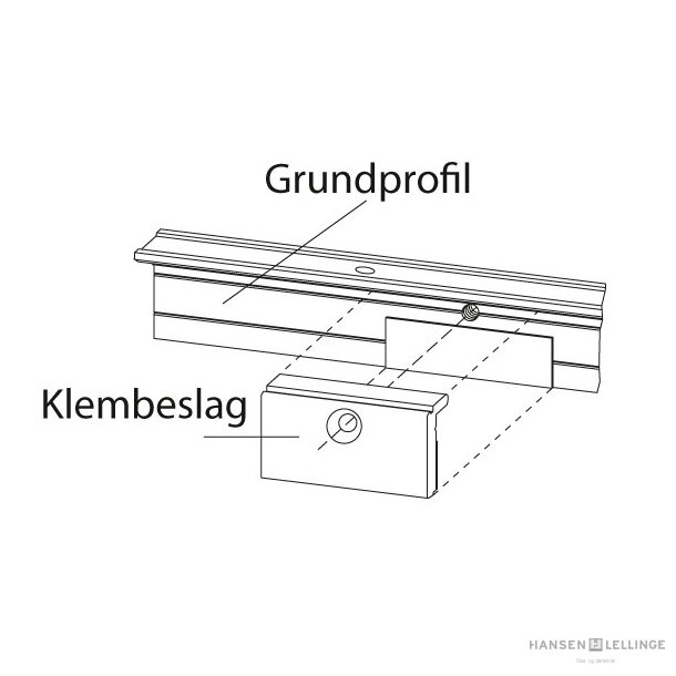 Grundprofil 40 mm