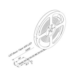 LED Basic-Tape 600 dioder