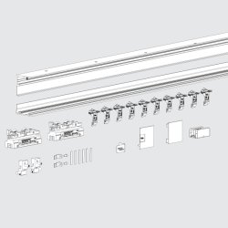 36.673 Muto M60 komplet st for enkeltdr