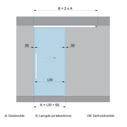 36.672 Muto M60 komplet st for enkeltdr