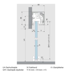 36.670 Muto M60 komplet st for enkeltdr