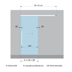36.670 Muto M60 komplet st for enkeltdr