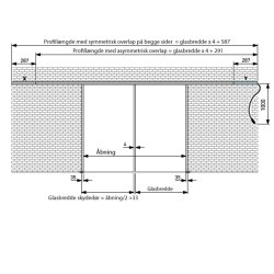Portavant 80 automatic komplet st for dobbeltdr, vg