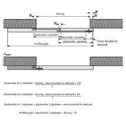 Portavant 60 twinline hjre komplet st, loft
