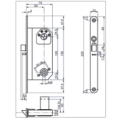 Assa Abloy 8562 lsekasse