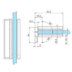 Mlora 3561.**.0RCV brusehngsel