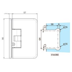Mlora 3561.**.0RCV brusehngsel