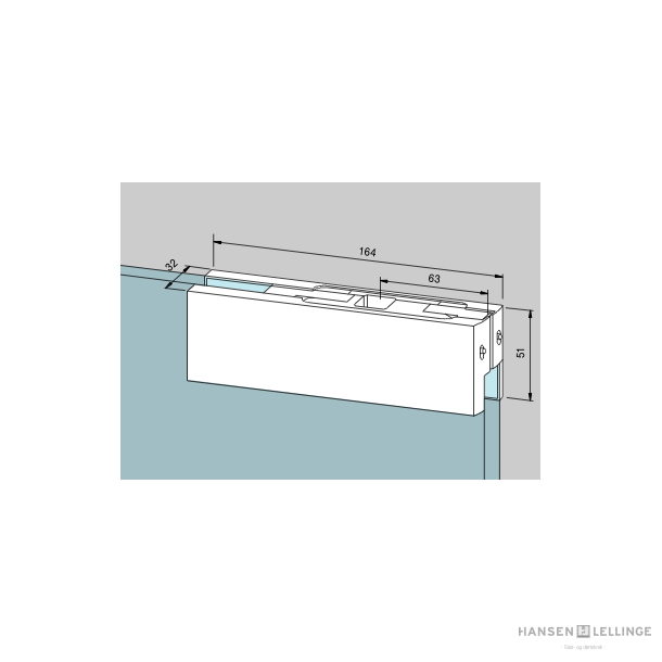 Dorma 03.112 PT22 f/RTS karmdrlukker 