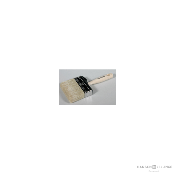 Pudspensel 4' 100*28 mm med lange lyse brster 