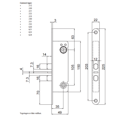 Assa Abloy Connect 212 lsekasse