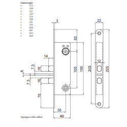 Assa Abloy Connect 230 lsekasse
