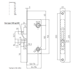 Assa Abloy Lseks. 311-50 968370 Lsekasse 