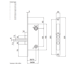 Assa Abloy Connect 622 lsekasse udadgende
