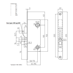 Assa Abloy Connect 640 lsekasse indadgende