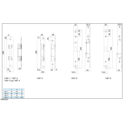 Assa Abloy Connect 1487-1 sikkerhedsslutblik plant