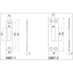 Assa 2887-2 slutblik til 2587