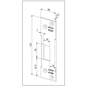 Abloy EA307 slutblik