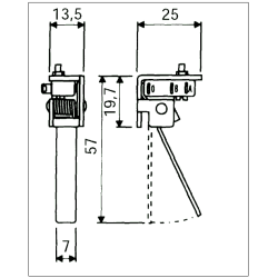 Assa slutblikskontakt 82