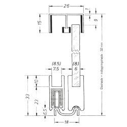Supra dobb. fringsprofil