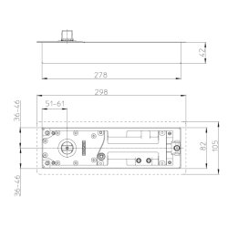 TS500NV 102084 gulvdrlukker