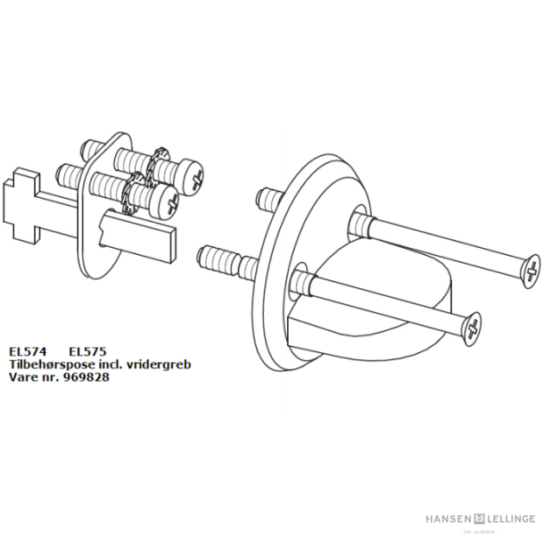Abloy tilbehrspose til EL574/575