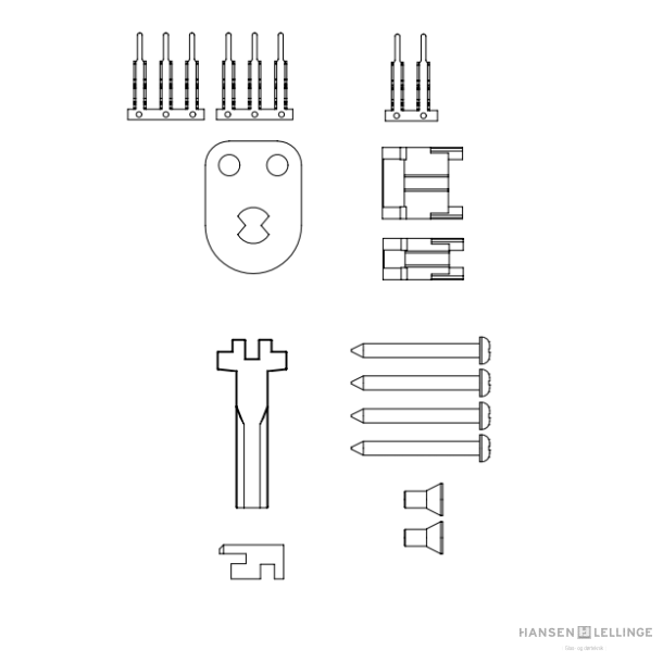 Abloy tilbehrspose til EL648
