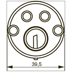 Assa vridercylinder 8016